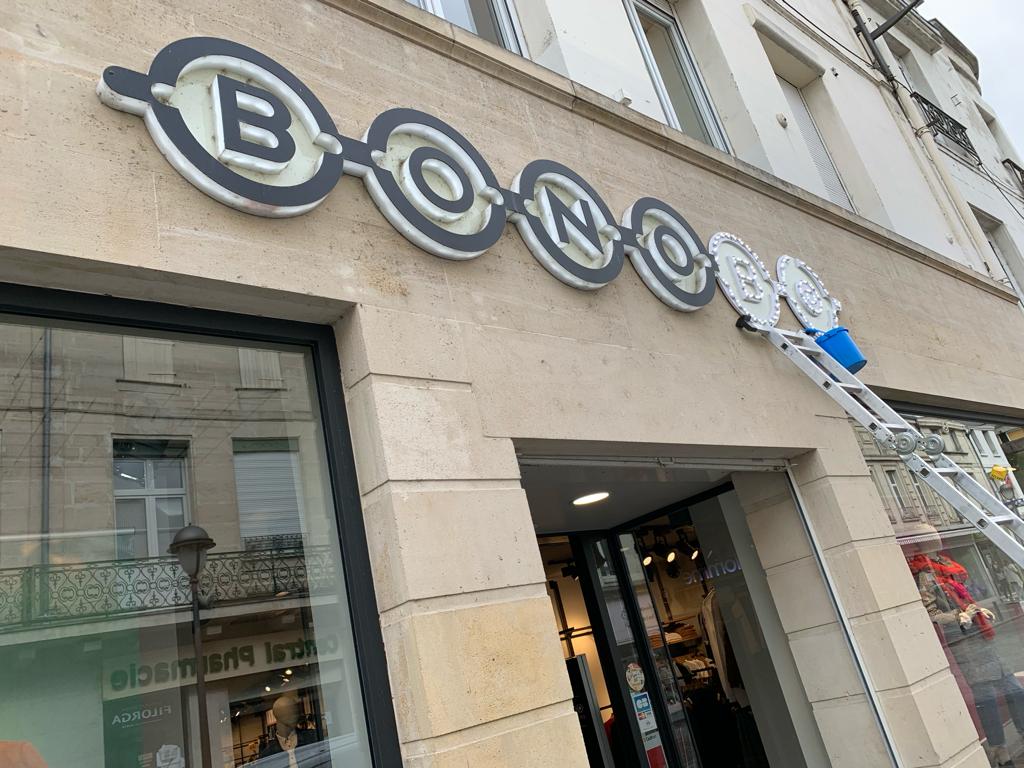 nettoyage d'enseignes